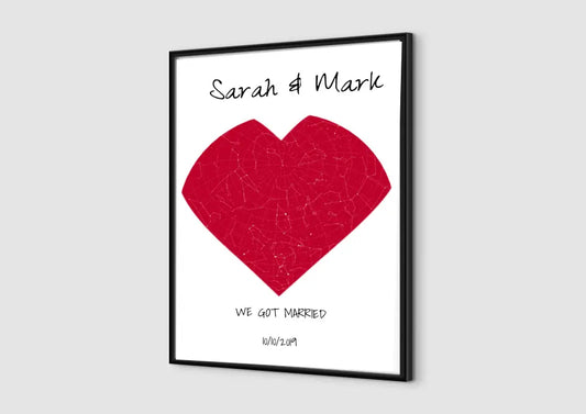 Starry-Eyed Love: A Personalized Heart Map